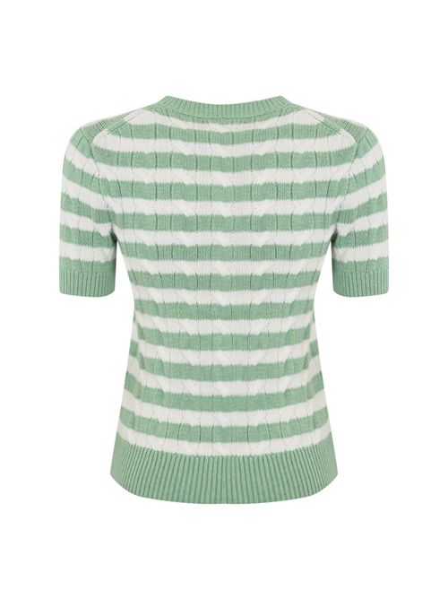 Cardigan a trecce a righe POLO RALPH LAUREN | 211965757001